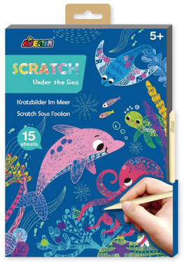 Avenir Škrabací kniha A5 Moře