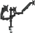 Maclean MC-137 černá / Stolní držák pro tři monitory / 17-27" / VESA 75x75-100x100 / nosnost 8 kg (3)