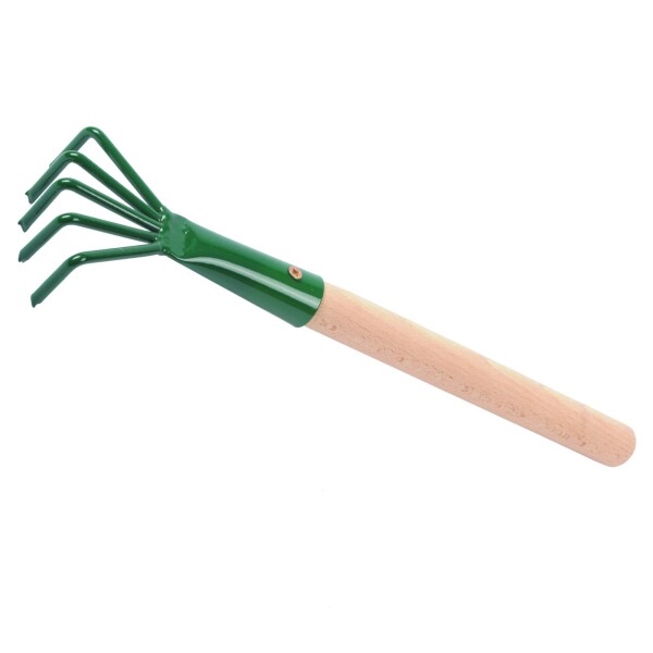 Drápek zahradnický, 5 hrotů, dřevěná násada 25cm