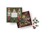 Rifle Paper Co. Vánoční puzzle Nutcracker Brigade – 500 dílků, zelená barva, papír