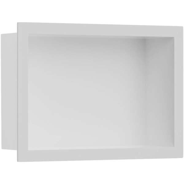 CERANO - Zápustná polička/nika s okrajem do obkladu - bílá matná - 30x20x10 CER-8050BD80240