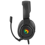 Marvo HG8958 černá / herní sluchátka s mikrofonem / RGB podsvícení / 3.5mm+USB napájení / 2.1m (HG8958)