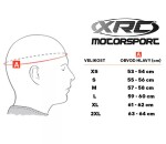 Helma na moto Xrc Macudo pink - 2Xl / růžová