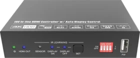 VivoLink 4K in-line HDMI controller / HDMI / RS-232 / IR / 4K x 2K 60Hz 4:4:4 HDR10 Dolby Vision / HDCP 2.2 compliant / výprodej (VLHDMICTL1-MME)