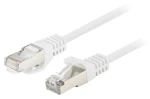 Lanberg CAT6 FTP 3m bílá / Patch kabel / RJ45-RJ45 / Fluke Passed / 10 ks (PCF6-20CC-0300-S)