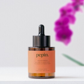 PEPIN Výživové sérum pro orchideje Orchid 60 ml, oranžová barva, sklo