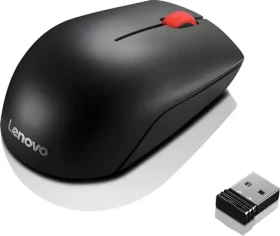 Lenovo Essential černá / Myš / Bezdrátová / Optická / 1 000 DPI / USB (4Y50R20864)
