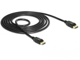 Delock Displayport 1.2 kabel samec Displayport samec 1.5 m černá / 4K 60 Hz (85508-D)