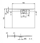 VILLEROY & BOCH - Architectura MetalRim Sprchová vanička, 75x90 cm, VilboGrip, alpská bílá UDA9075ARA215GV-01