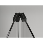 MEXEN/S - Exo sprchový kout skládací dveře 95 x 95, transparent, černá 816-095-095-70-00