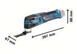 Aku multifunkční oscilační bruska Bosch GOP 12 V-28 06018B5001