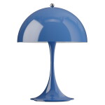 Louis Poulsen Přenosná lampa Panthella 250 Opaque Indigo Blue, modrá barva, plast