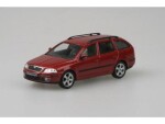 Škoda Octavia II Combi (2004) - Červená Flamenco Metalíza 1:43 Abrex