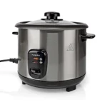 Nedis KARC115AL stříbrná / Rýžovar / 500 W / 1.5 l / nepřilnavý povrch / automatické vypnutí (KARC115AL)