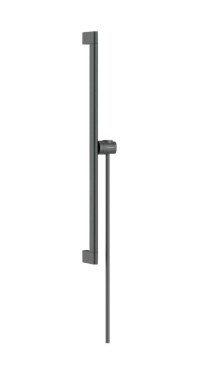 HANSGROHE - Unica Sprchová tyč 66 cm, se sprchovou hadicí, kartáčovaný černý chrom 24402340