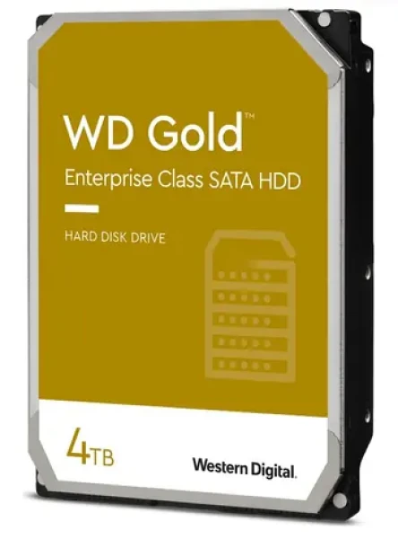 WD Gold 4TB / HDD / 3.5" SATA III / 7 200 rpm / 256MB cache / 5y (WD4004FRYZ)