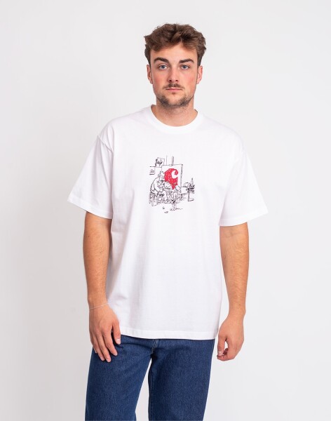 Tričko Carhartt WIP S/S Old Painter T-Shirt White