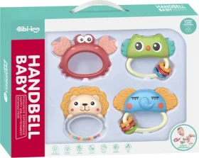 CHIPOLINO Sada chrastítek s kousátky Animals 4ks / od narození (DRN02460877)