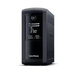 CyberPower VP700ELCD černá / Záložní zdroj UPS / Line-interactive / 700 VA / 390 W / LCD displej (VP700ELCD)