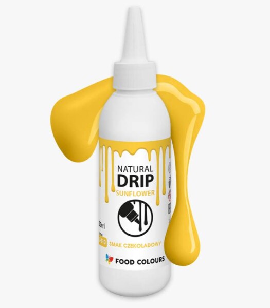 Food Colours čokoládová poleva Natural Drip Sunflower (100 g)