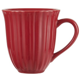 IB LAURSEN Hrnek Mynte Strawberry 240 ml, červená barva, keramika