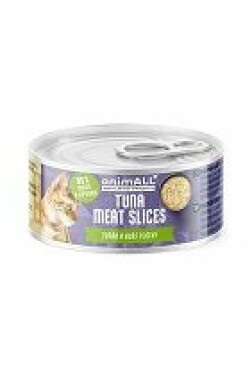 AnimALL konzerva kočka Tuňák a kuře plátky 80g