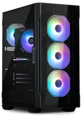 Zalman I3 Neo černá / Skříň / Middle tower / ATX / Tvrzené sklo / 4x120mm ARGB fan / 2x USB 3.0 (i3 NEO TG Black)
