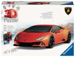 Puzzle 3D Lamborghini Huracán Evo oranžové