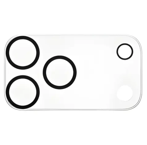 Hama Cam Protect čirá / Ochranné sklo fotoaparátu / Apple iPhone 17 Pro Max / tvrzené sklo / 9H