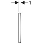 GEBERIT Omega30 Ovládací tlačítko 115.080.KH.1