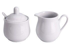EXCELLENT Cukřenka a mlékovka porcelán sada 3 ks KO-795880500