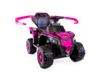 Mamido Speed MT280 Dětské elektrické odrážedlo | autíčko 3v1 s vodící tyčí NEW PINKY