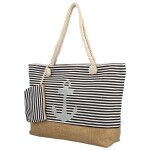 Módní plážová kabelka přes rameno Walura, černá