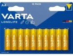 Varta Longlife AA / Baterie / 1.5V / alkalická / 10 ks (4008496067633)
