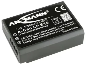 Ansmann A-Can LP-E10 / Akumulátor / náhrada Canon LP-E10 / Li-Ion (1400-0018)