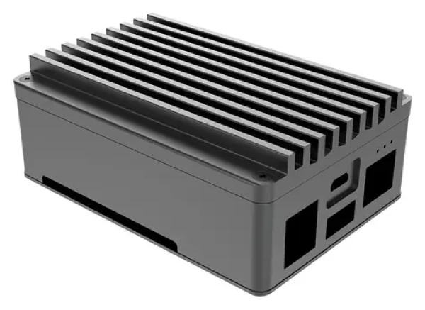 Akasa Skyline 3 Pro černá / Skříň / pro ASUS Tinker Board 3/3S / bez zdroje / pasivní chlazení (A-RA17-M1B)