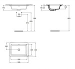 IDEAL STANDARD - Strada Umyvadlo 60x44x17 cm, s Ideal Plus, bílá K0779MA