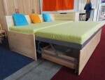 NábytekProNás Výsuvná postel Alka - lednice (MASIV) ROZMĚR: 90 x 200 cm