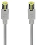 Nedis CAT7 S/FTP šedá / Patch kabel / 10 m / LSZH / Kulatý / Snagless (CCBW85420GY100)
