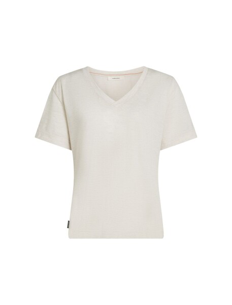 ICEBREAKER Wmns Mer 150 Tech Lite SS Relax V Neck Tee, Ecru Hthr velikost: L