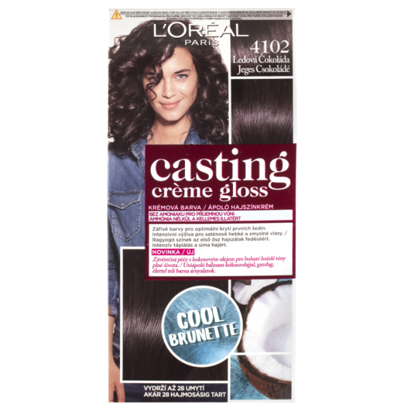 L'Oréal Paris Casting Creme Gloss semipermanentní barva 410 Ledová čokoláda 48+72+60ml