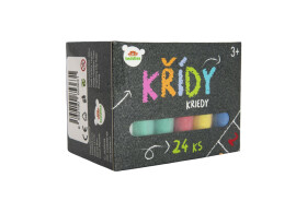 Křídy barevné chodníkové 24 ks