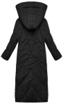Černá dámská zimní bunda v délce ke kolenům J Style (5M3232-392) odstíny černé L (40)