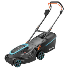 Gardena 14638-55 PowerMax 37/36V P4A Solo / Aku rotační sekačka / šířka záběru 37 cm / do 350 m2 / Bez aku (14638-55)