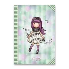 Mar Mar Mar Mar, Santoro Gorjuss, školní sešit 444, linkovaný, A4, mix motivů, 1 ks Motiv: Číslo 4