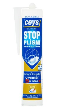 SAPHO - STOP PLÍSNI, sanitární silikon, 280ml, bílá 42505540