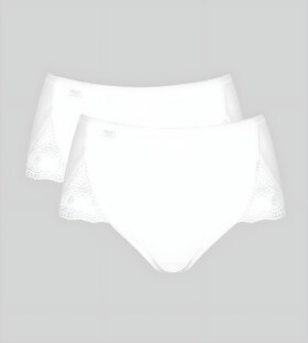 Dámské kalhotky Sloggi Pure Sense Luxe Maxi C2P bílé WHITE 46