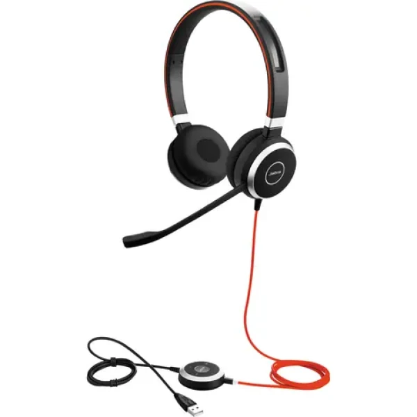 Jabra Evolve 40 UC Stereo / Pro callcentra / Mikrofon / Busylight / USB 3.5mm jack (6399-829-209)