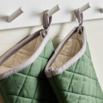 Kuchyňské chňapky BASIC zelená 2 ks