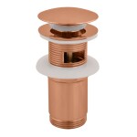RAV Slezák - Výpusť umyvadlová CLICK-CLACK 5/4", Zlatá Růžová - kartáčovaná MD0484ZRK MD0484ZRK